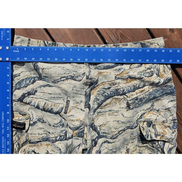 Vintage Backlander Backland Camo Hunting Pants Mens Large Made In USA - Picture 5 of 10